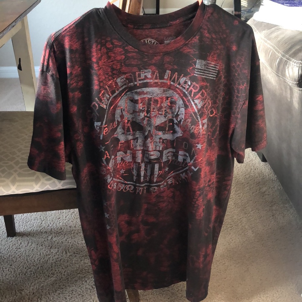 Men’s Affliction T-shirt- Chris Kyle Edition